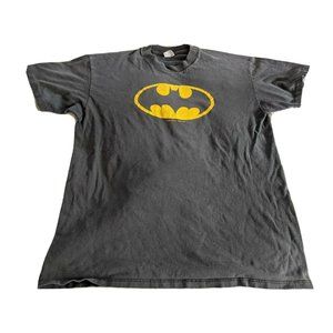 90s XL VTG Stedman tag Batman DC Comics faded soft logo gray t-shirt